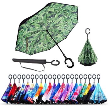 Inverted umbrella windproof waterproof