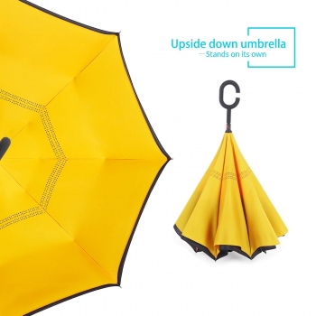 Inverted umbrella double layer umbrella