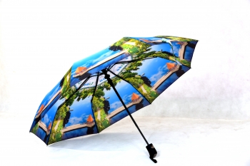 Customized folding umbrella with digital imprint