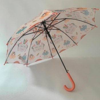 Kids umbrella with digital imprint